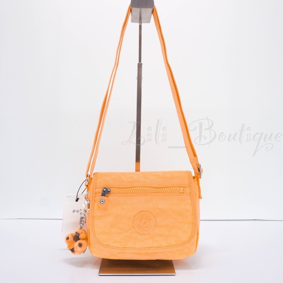 Kipling Sabian Crossbody Mini Shoulder Bag Polyamide AC8280 Orange Peel NWT $54 - Picture 1 of 12